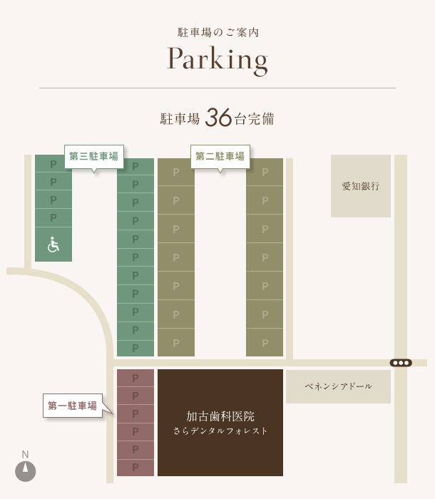 駐車場のご案内