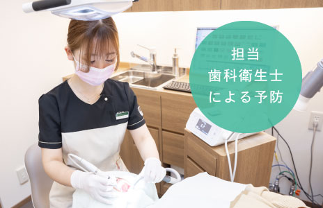 担当歯科衛生士による予防